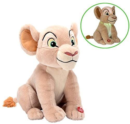  nala the lion nighlight et musical soft toy rainbow 35 cm 